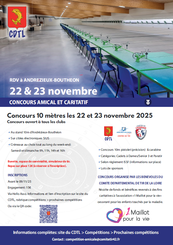 CONCOURS AMICAL ET CARITATIF- COMITE DEP LOIRE
