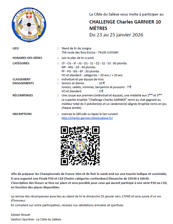 CHALLENGE CHARLES GARNIER - CIBLE SALEVE