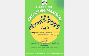 CHALLENGE MARISCAL ALERTE TIR