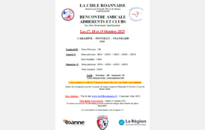 CIBLE ROANNAISE - RENCONTRE AMICALE ADHERENTS ET CLUBS