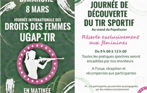 JOURNEE DECOUVERTE DU TIR POUR LES FEMININES - UGAP TIR (26)