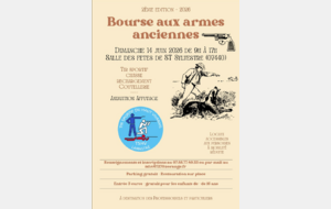 BOURSE AUX ARMES ANCIENNES - TIR SPORTIF HAUT VIVARAIS