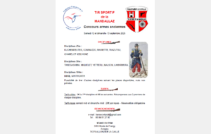 Concours Armes Anciennes - TS MANDALLAZ