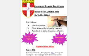 Concours Armes Anciennes - ARQUEBUSE DE DOUVAINE